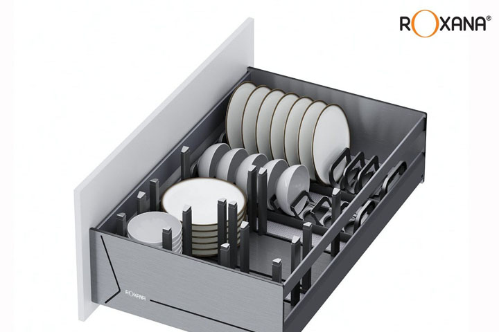 Giá xoong nồi chén bát giúp không gian gọn gàng hơn