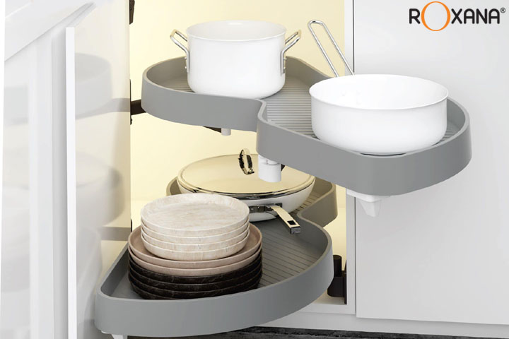 Mâm xoay góc tủ bếp đẹp mua ở đâu chất lượng, uy tín?